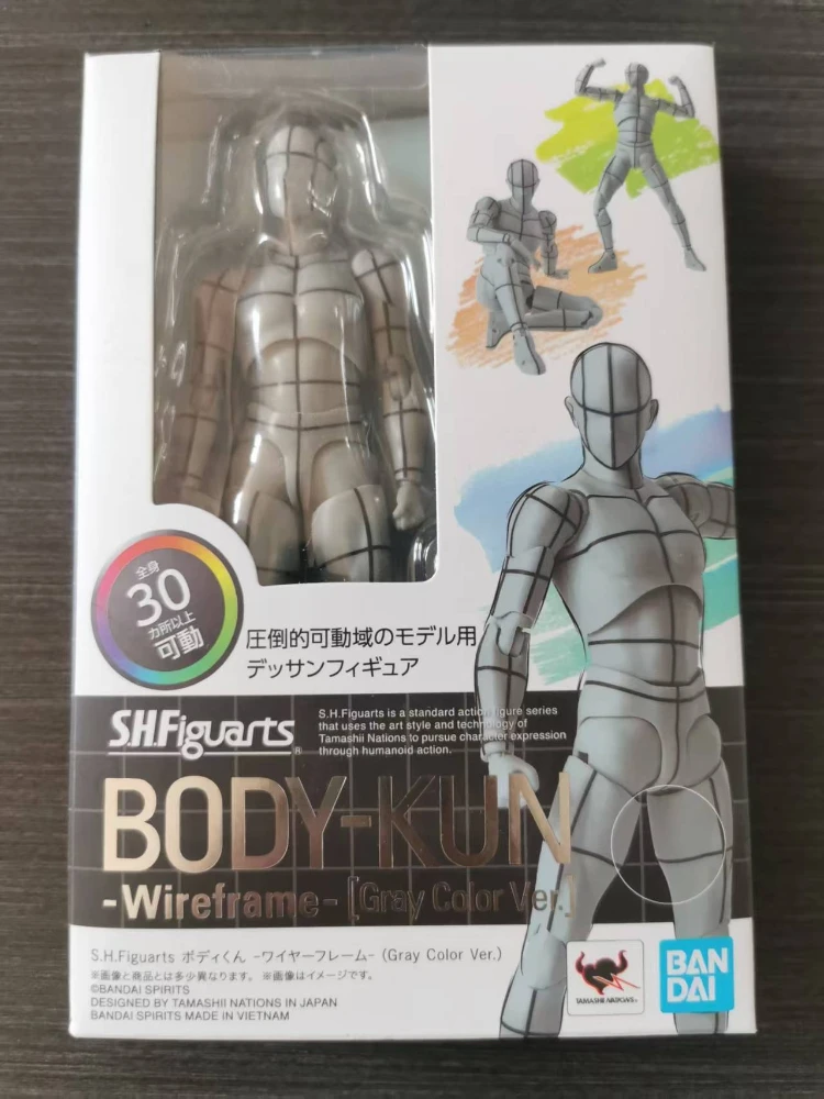 

in stock Bandai SHF Sports Edition Line body Male body Female body Gray Moving Character Model Artwork