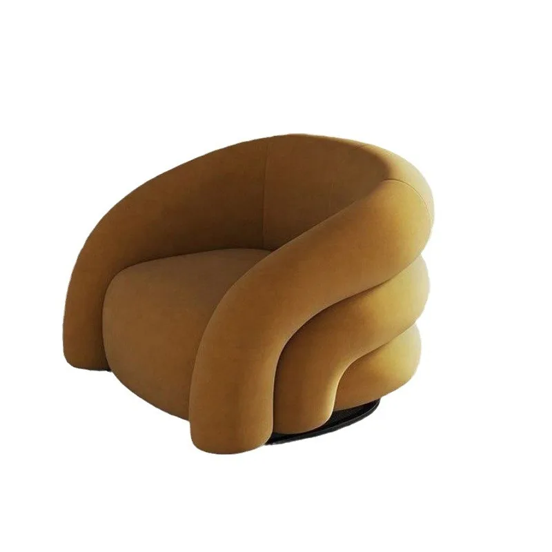 

Light luxury single sofa chair single leisure sofa living room single chair small apartment living room Internet celebrity chair