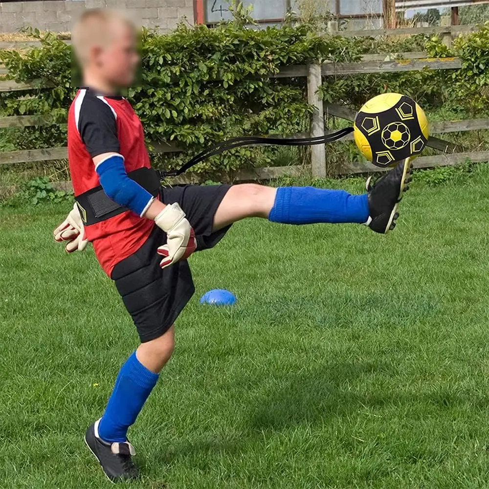Futebol cinto de treinamento, destacável, durável gancho e laço projeto, cinto ajustável, acessórios de futebol, 1pc