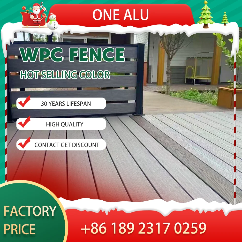 Weather Resistant WPC Fencing, Stylish Composite Fence Panels, Ideal for Outdoor Privacy and Garden Decor