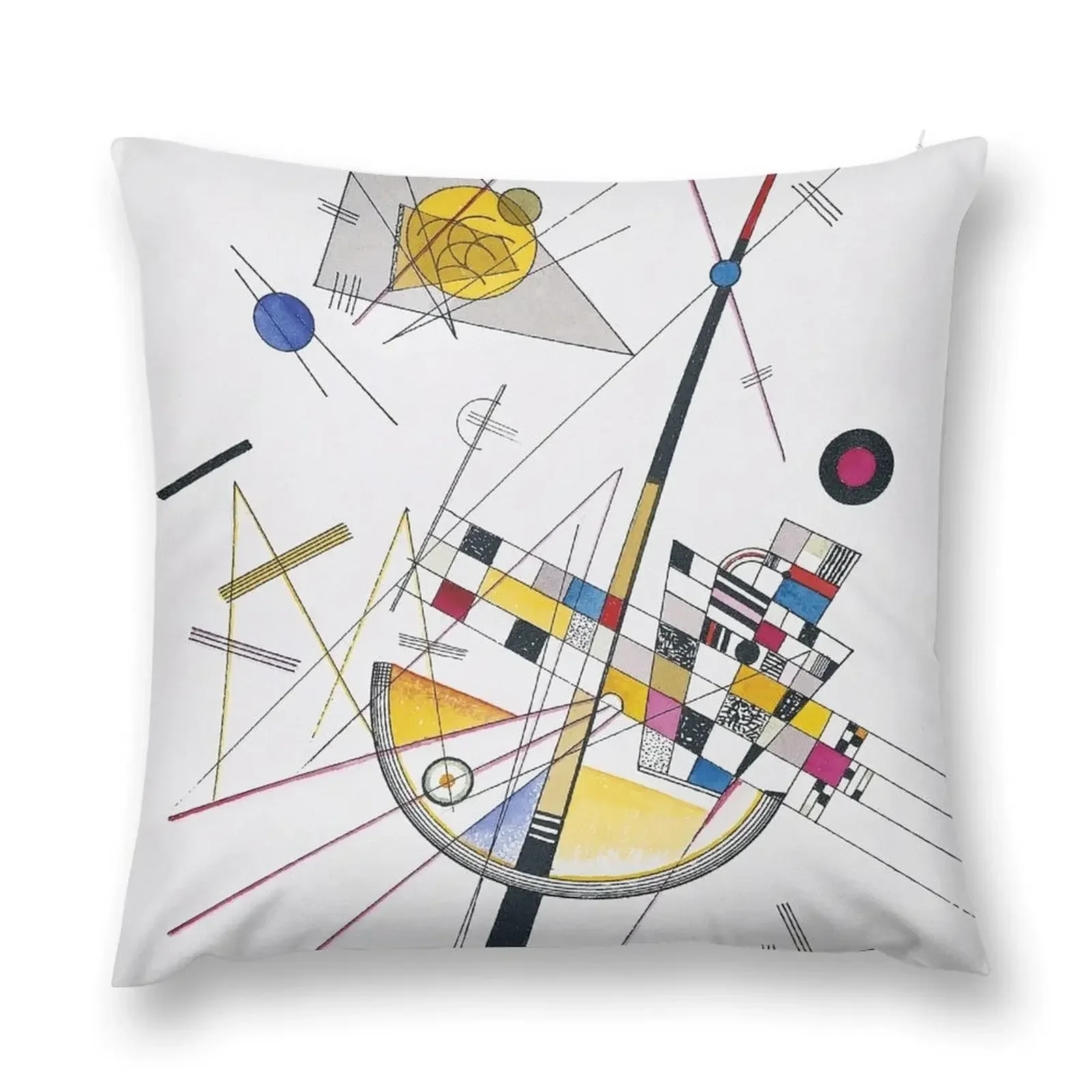 Wassily Kandinsky Delicate Tension Throw Pillow Pillow Cover Cushion Cover Set Rectangular Cushion Cover pillow