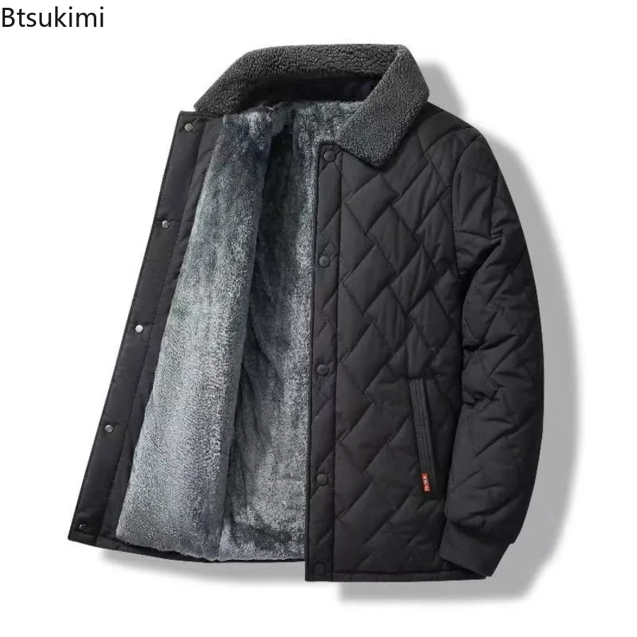 2025 Men's Classic Style Light Thin Solid Color Down Long Sleeves Jackets Autumn and Winter Warm Windproof Comfortable Parkas