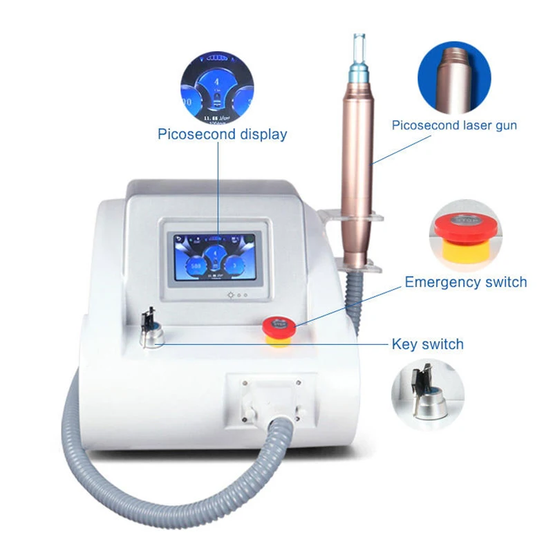 

Beauty Professional Tattoo Removal Carbon Peeling Skin Rejuvenation Machine Pico Nd Yag 1064nm 532nm 1320nm Q Switch Laser