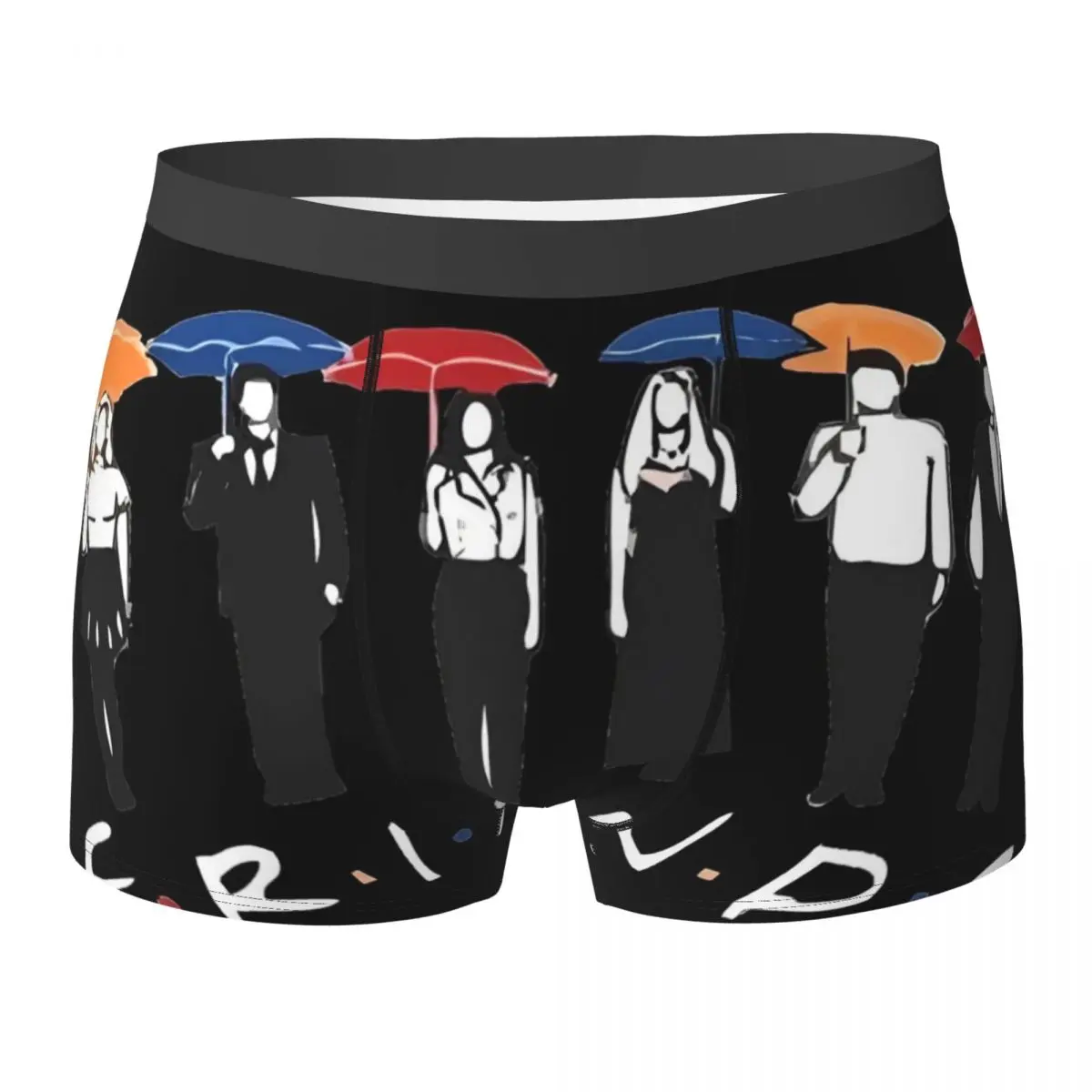 الأصدقاء برنامج تلفزيوني ملصق الملابس الداخلية برنامج الكرتون مريحة السروال طباعة السراويل ملخصات الحقيبة رجل حجم كبير سراويل بوكسر #2