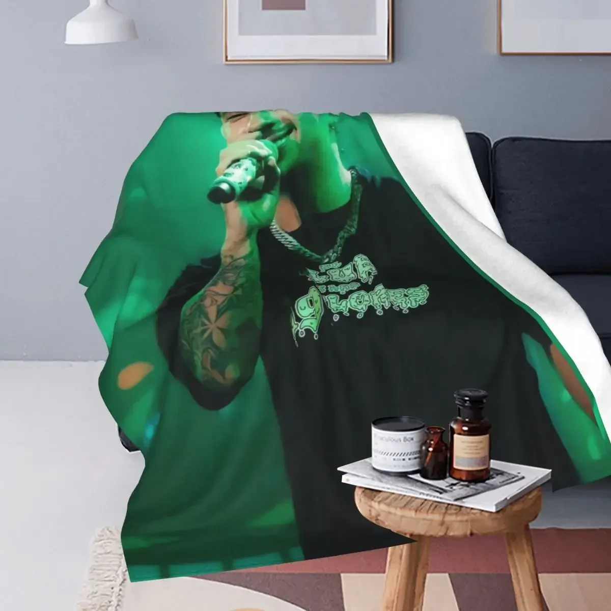 

3D Print Baby Blanket Singer Pattern Trendy Fashion Cool Creative Graphics Throw Blankets Daily Beds Soft Cozy Birthday Gift