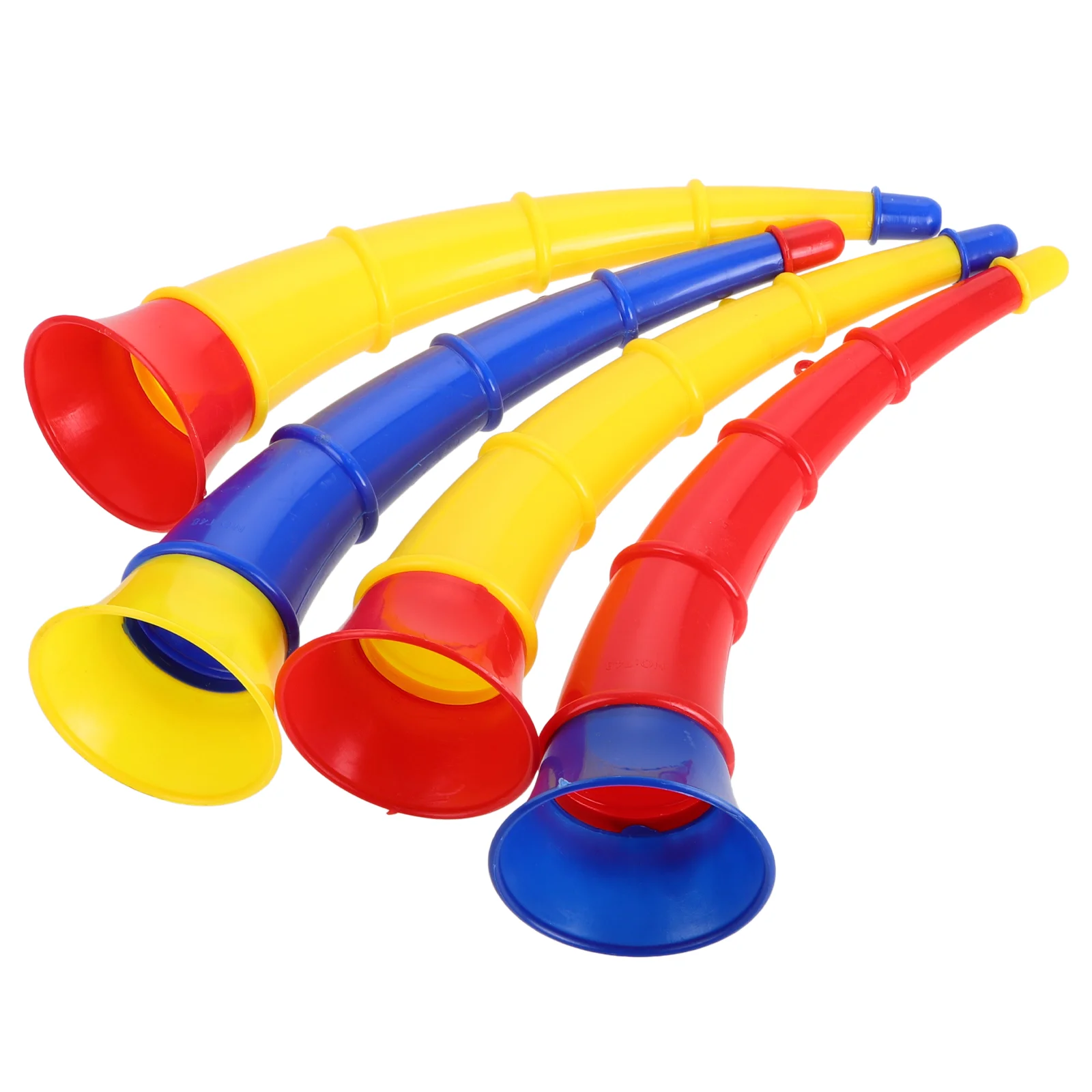 4 Pcs Horn Trumpet Noise Maker Puzzle Kids Toy Plastic for Toddlers Loud Sound Soccer