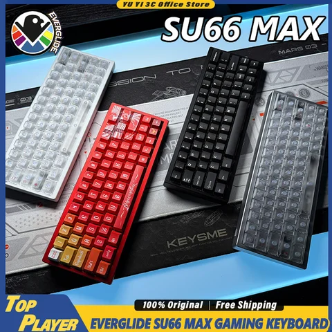 Everglide SU66 Gaming Keyboard Magnetic Switch CNC Aluminum Case