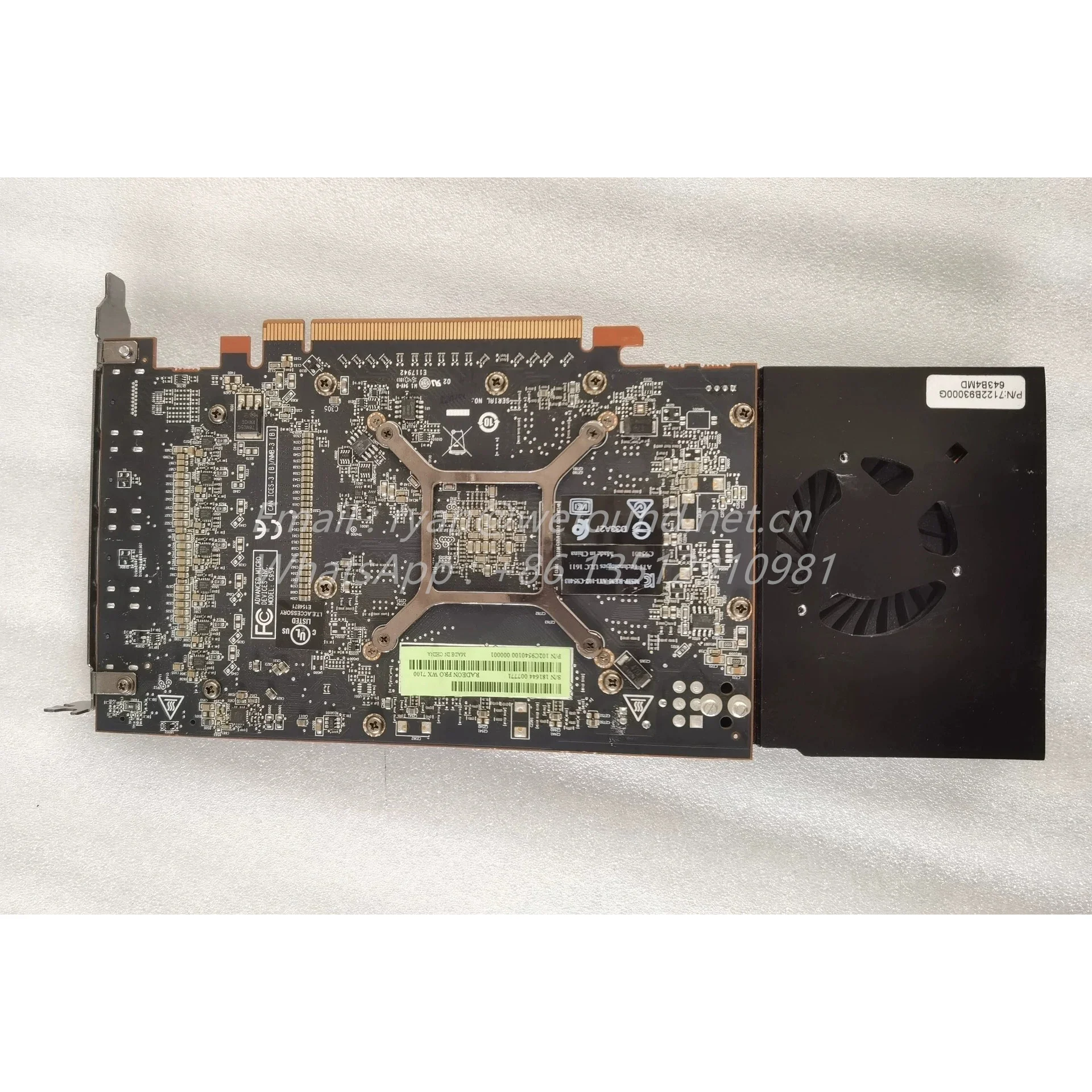 GPU for AMD Radeon Pro WX7100 8G PC Graphics Card
