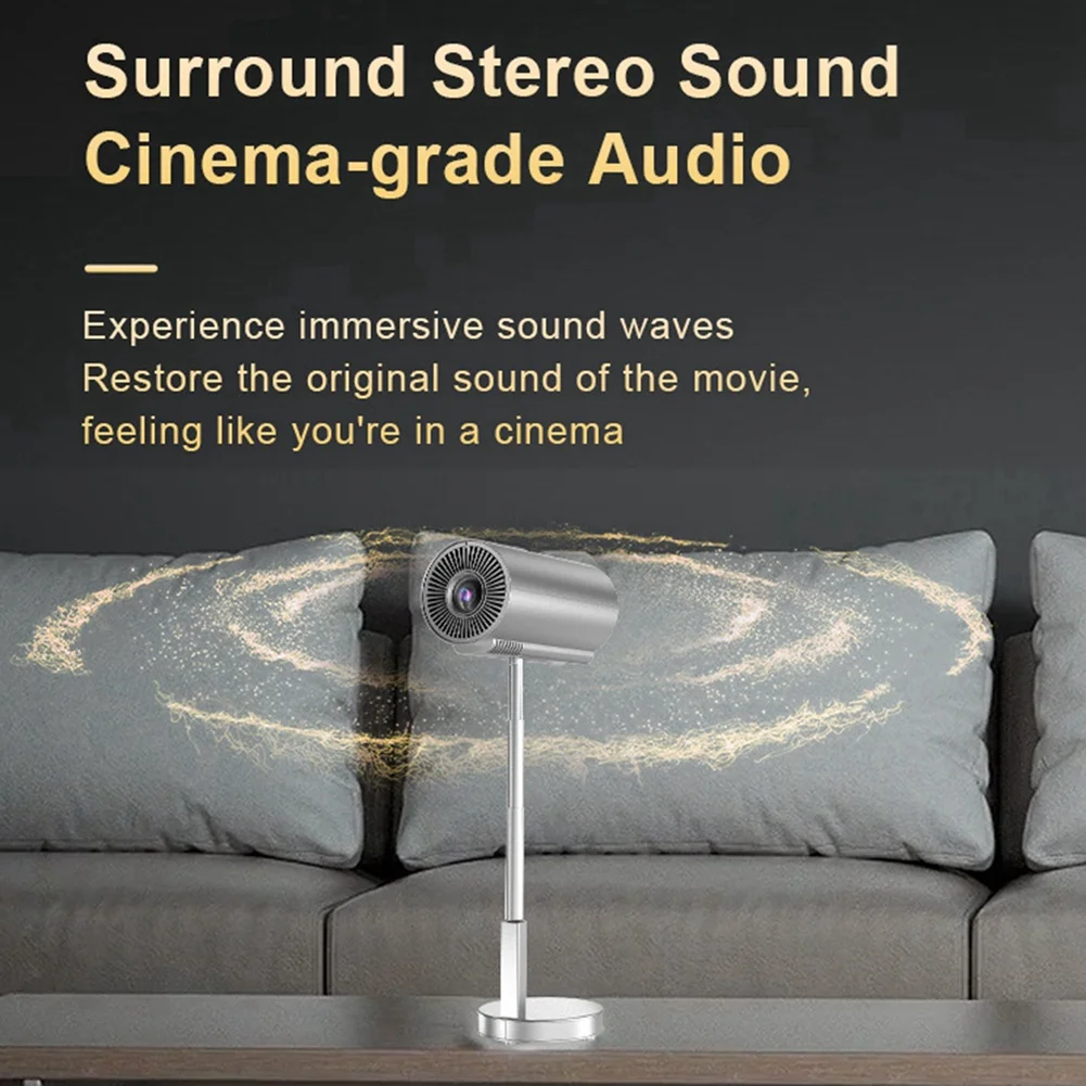 

ABVO-Mini 1080P проектор с регулировкой высоты портативный поддерживаемый видеопроектор для домашнего кинотеатра с британской вилкой