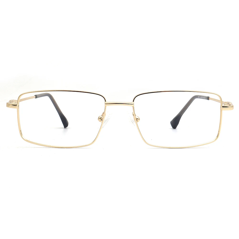 Trendy Metal Eyeglasses Frame Men Rectangle Widened Prescription Glasses Women Casual Optical Myopia Spectacles Flexible Eyewear