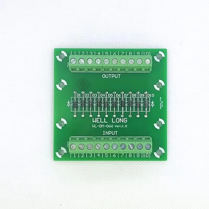 Diode Protection Terminal Block IN4007 1A/1200V Diode Terminal Block