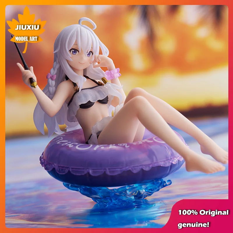 TAITO Original:The Journey of Elaina Elaina swimsuit 10cm PVC Action Figure Anime Figure Model Toys Figure Collection Doll Gift