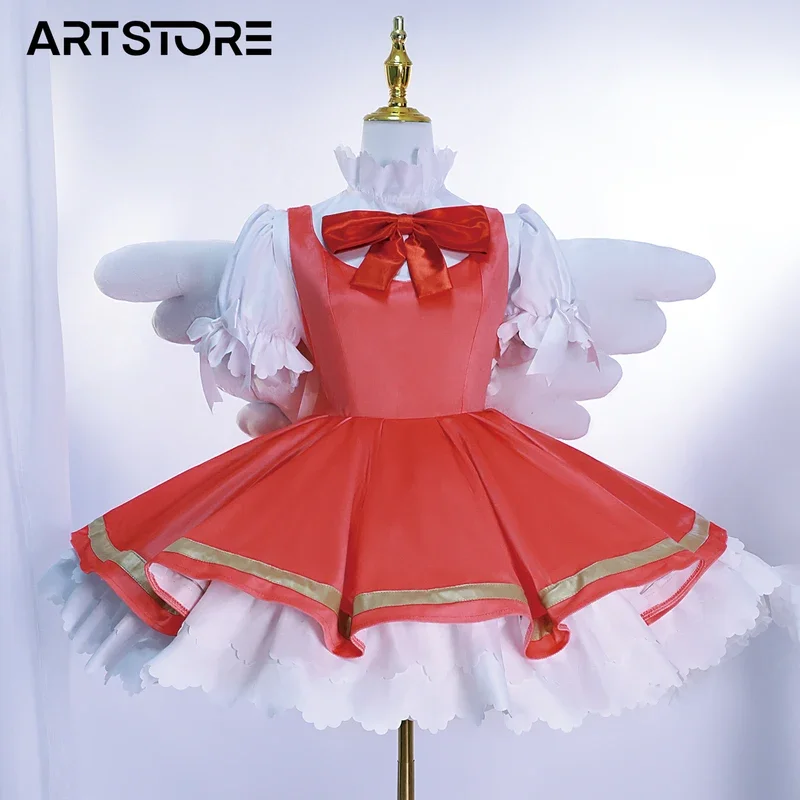 Kinomoto Sakura Cosplay Cardcaptor Sakura Cosplay Costume Party Clothing Role Play Comic With Wigs Anime Prop