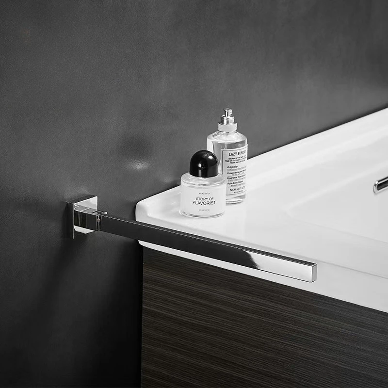 Folding Towel Rack Bath Towel Holder Perforated Wall Hanging Towel Bars 304 Stainless Steel Bathroom Shelf Kitchen Storage Rack