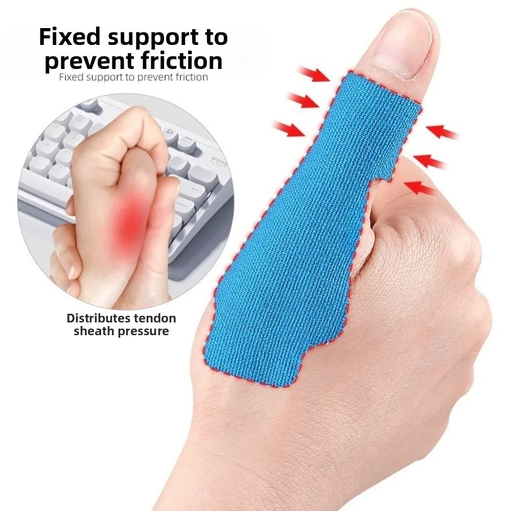 Adhesive Elastic Thumb Toe Patch Anti Friction Breathable Thumb Toe Support Bandage Waterproof Fixed