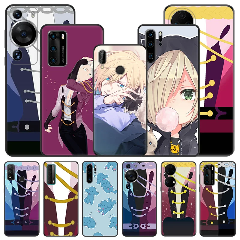 Phone Case For Motorola G200 One Fusion G30 G31 Huawei P20 P30 P40 Lite P-Smart Z iphone6 YURI On ICE Matte Soft Cover