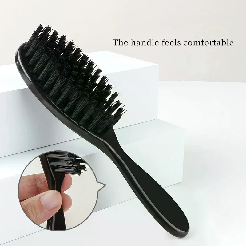

1pc Hair styling tool Heat insulation Anti-scald Professional 1pcs Fade Brush Barber Neck Sweeping Comb