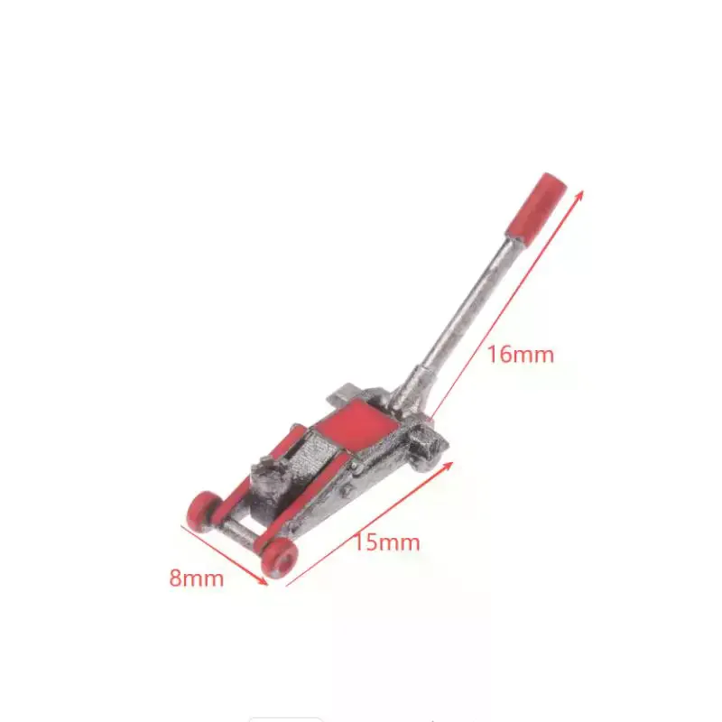 1 Stuks 1/64 Schaal Auto Lifting Jack Model Modificatie Garage Reparatie Accessoires Scène Collocatie Miniatuur Sculptuur Display