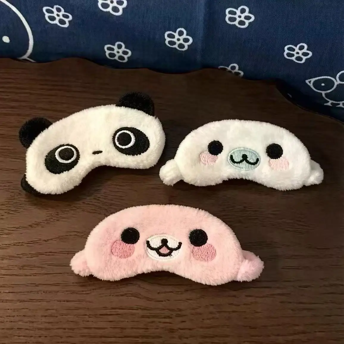 Kawaii Cartoon Animal Red Panda Ins 10cm Doll with Eye Mask Doll Clothes Plush Cotton Doll Costume Accessory Prop Cute Gift 2026