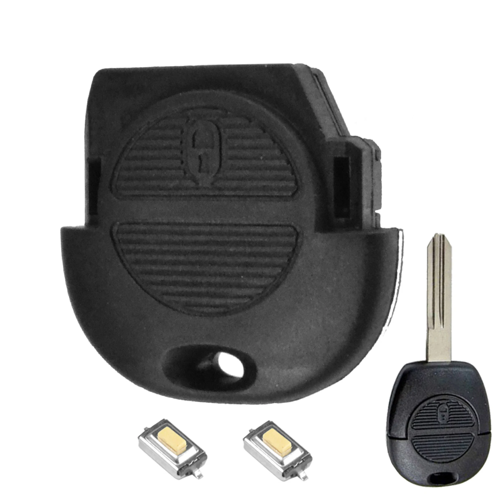 Para Nissan Micra Almera Primera x-trail Navara Patrol Maxima Vanette Kit de reparación de automóviles Micro interruptor llave carcasa remota Fob