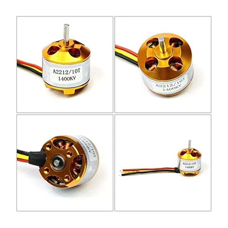 A30F-2Pack 2212 1400Kv/2200Kv محرك خارجي بدون فرشاة مع جبل 10T/6T + 30A XT60 ESC لطائرات Rc كوادكوبتر UFO سهلنا