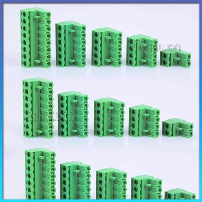 Pitch 5.08mm 2/3/4/5/6/7/8/9/10-24P Screw Plug-in PCB Terminal Block 2EDGK 2EDGRC Close Corner Male/Female Pluggable Connector