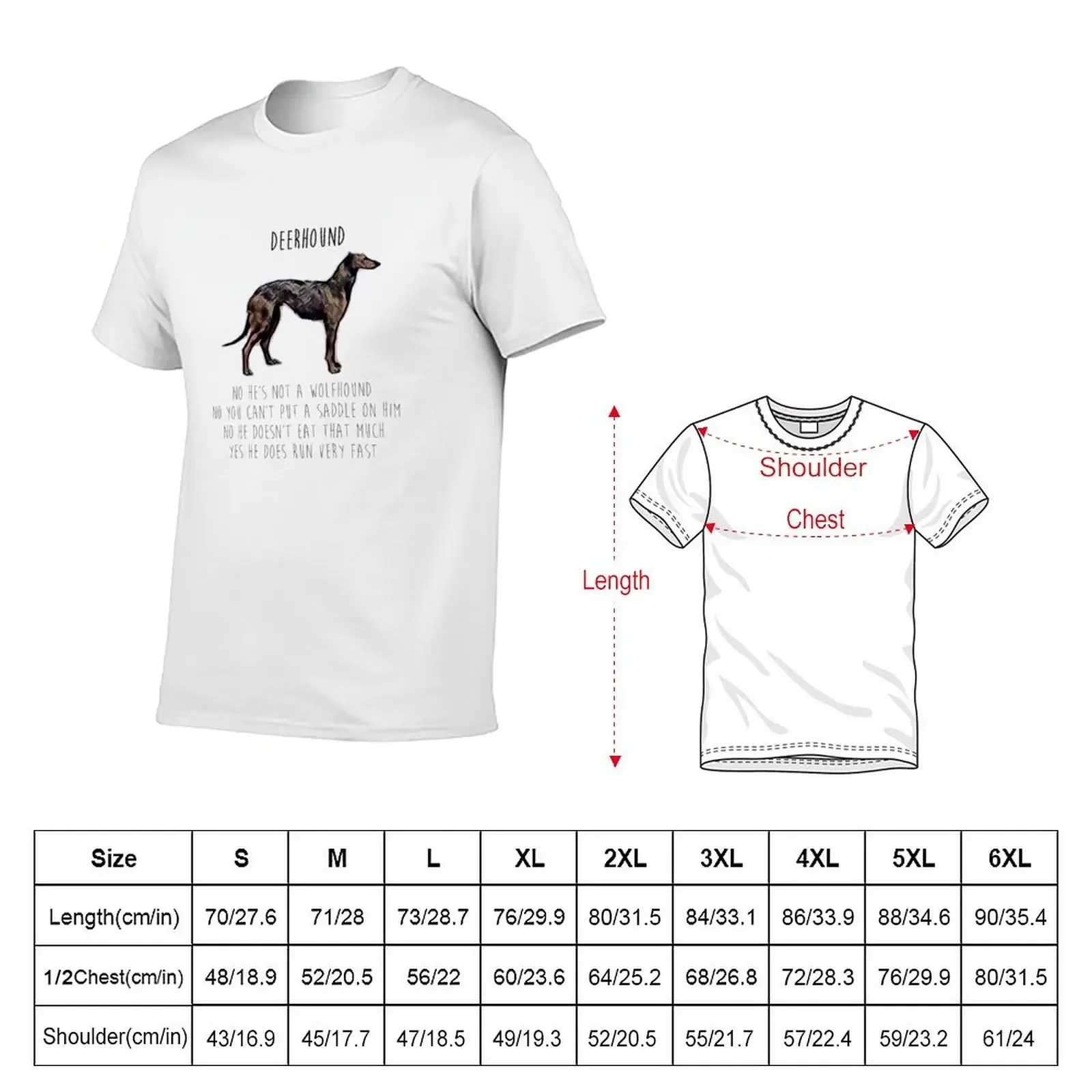 Deerhound owner essential! T-Shirt sublime heavyweights summer clothes slim fit t shirts for men