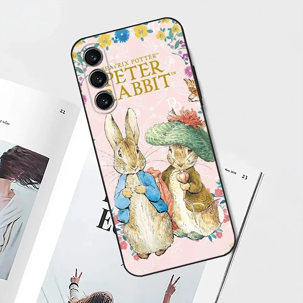 Cute P-Peter Rabbit-S   Phone Case For Samsung S24,21,22,23,30,Ultra,S20,Plus,Fe,Lite,Note,10,9,5G Black Soft Cover