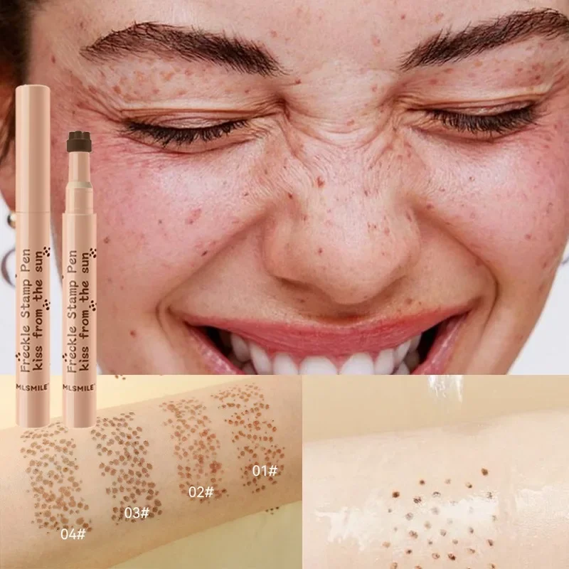 Painting Freckles Stamp Lifelike Fake Freckles Pen Liquid Freckle Stamp Dot Spot Pen Embellishment Waterproof Lasting Cosmetics