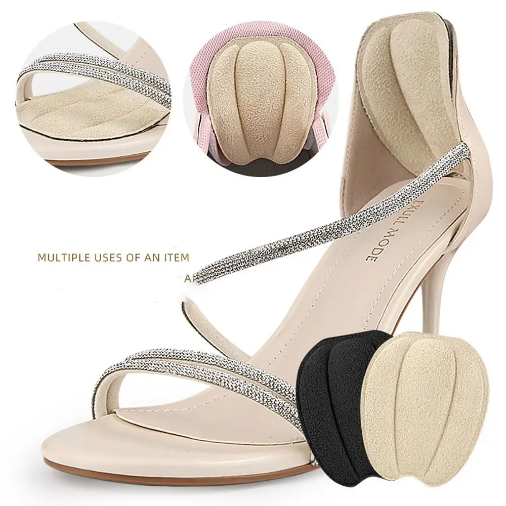 

Replacement Non Slip Shoe Tongue Pads Size Reducer Breathable Heel Pads Soft Shoe Filler