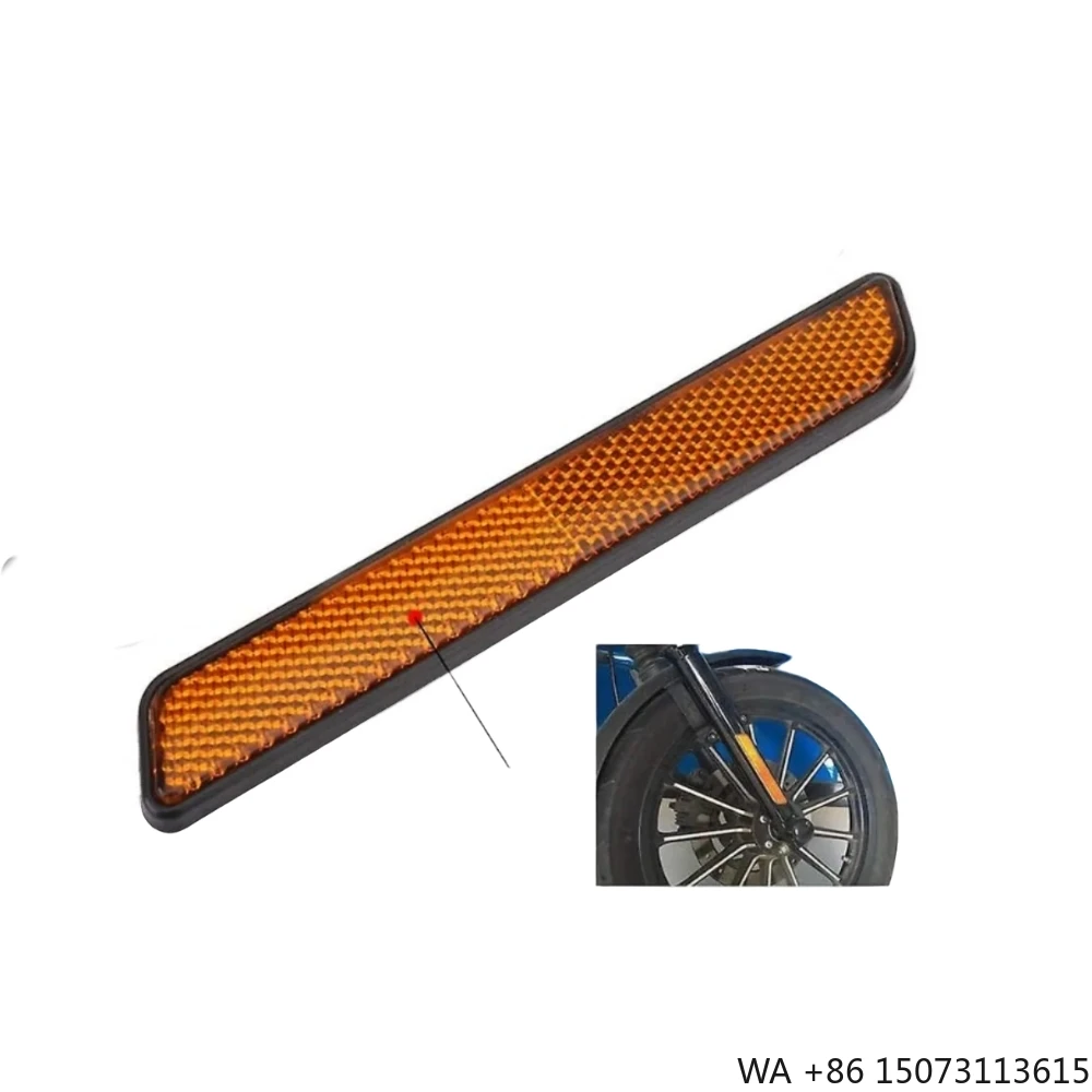 Plastic Arrow Shape Stick-On Reflective Sticker Door Warning Plate for Most Cars