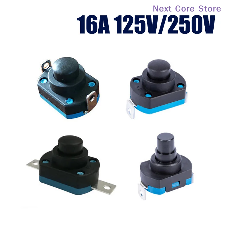 [NC]Small Size 16A Large Current Strip Key Switch Handheld Push-button Switch[NC]