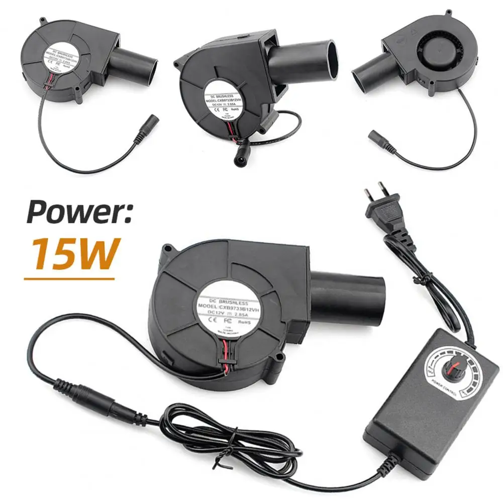 

Регулируемый по напряжению вентилятор для барбекю, многофункциональный вентилятор для кемпинга, барбекю, воздуходувка с регулируемой переменной скоростью для приготовления пищи на открытом воздухе