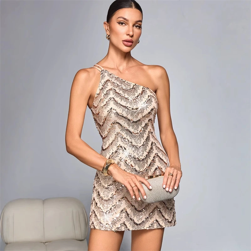 فستان صيفي قصير للنساء مثير بدون ظهر نحيف لحفلات الكوكتيل وحفلات التخرج غير رسمية أنيقة للسهرة والنوادي ملابس الحفلات للمراهقين هدية XSY8232