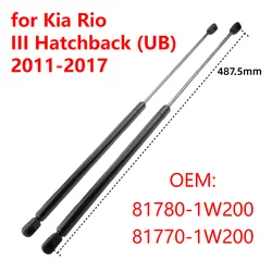 2Pcs 817801W200 for Kia Rio III UB Hatchback 2011-2017 Car Rear Trunk Boot Tailgate Gas Struts Lift Support Rod Bars