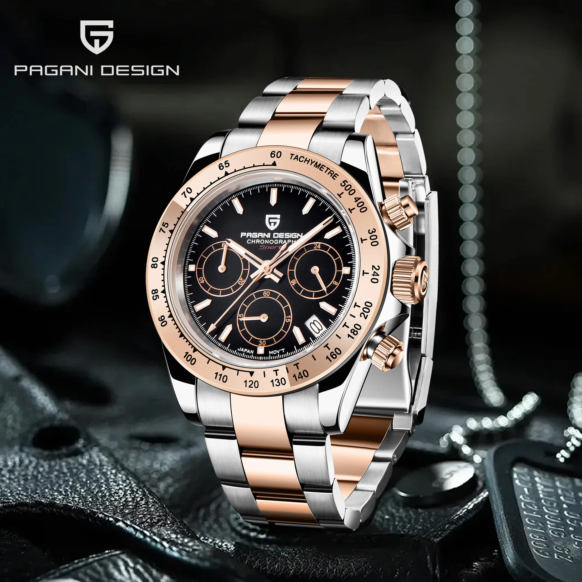 

PAGANI DESIGN Men's Watch Luxury Quartz Watches For Man 2025 New Top Chronograph Clocks Auto Date Complete Calendar Wristwatch