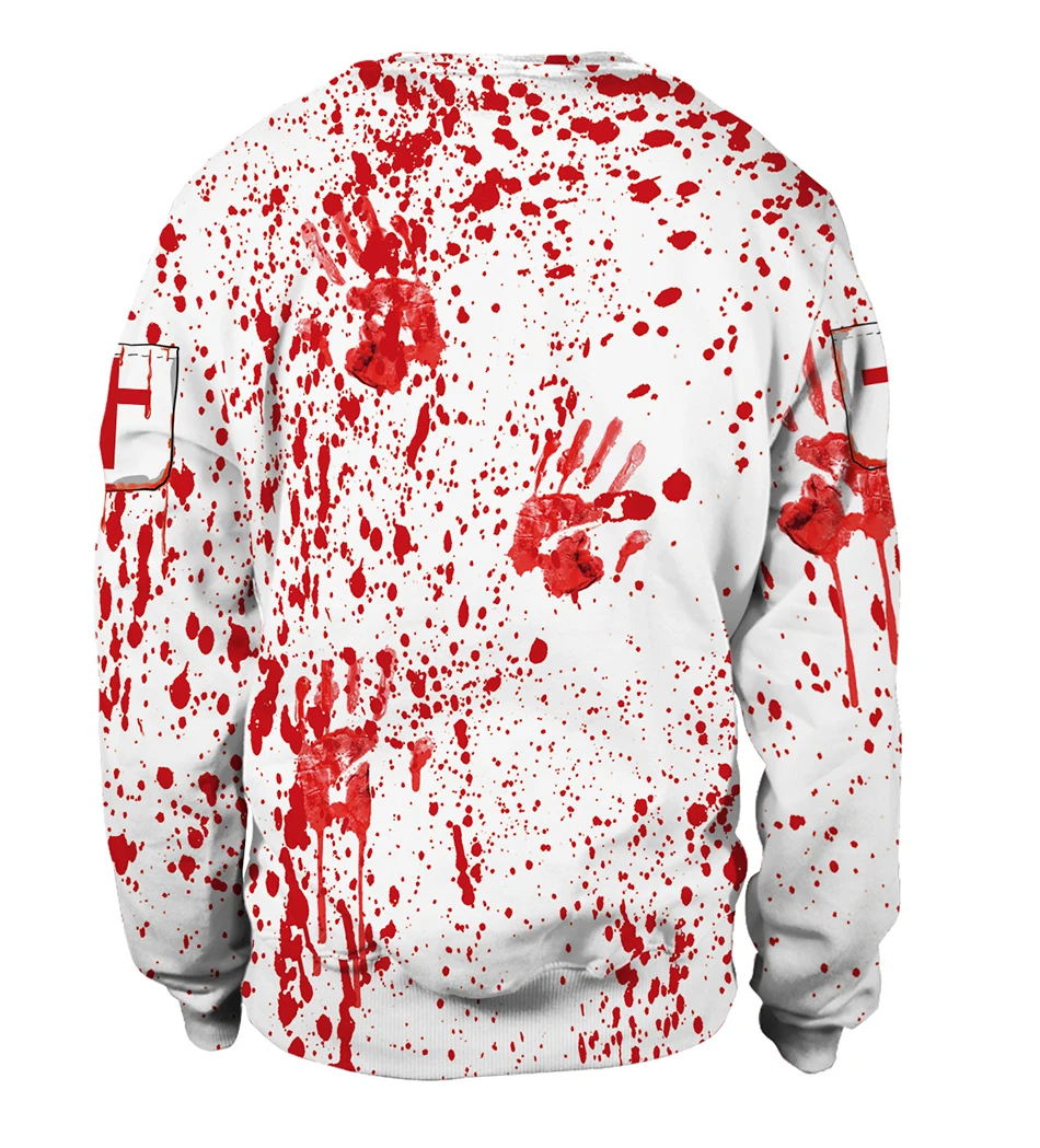 Zaw aland Halloween Sweatshirts für Männer Trainings anzug Blut 3d gedruckt Hoodie Männer Winter Pullover Kapuze Streetwear Frauen Kleidung