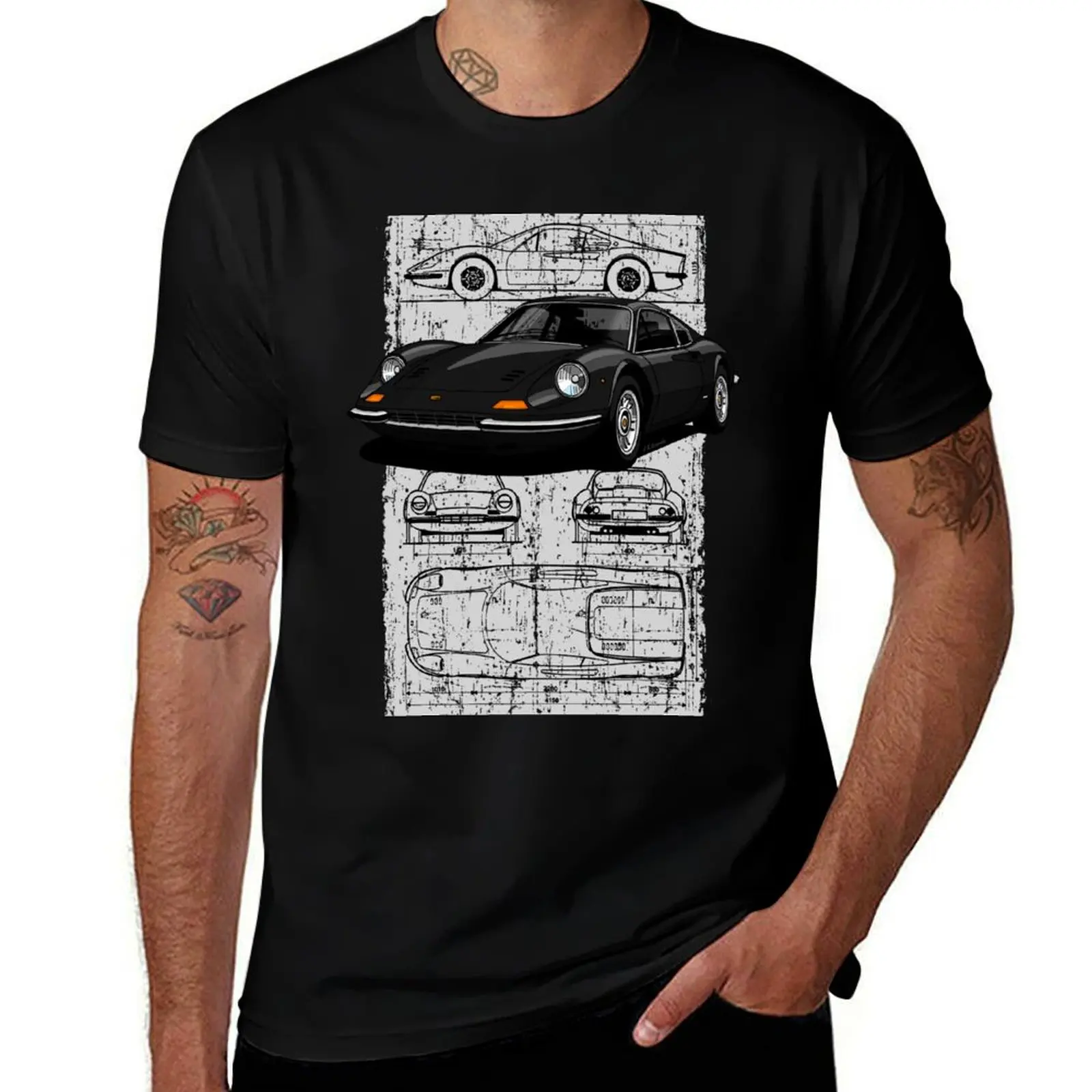 

My drawing of the iconic Italian sports car T-Shirt man t shirt cotton graphic t shirts for man