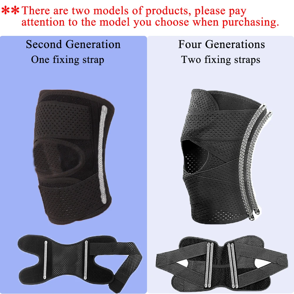 1PC Sports Knee Pads Joints Protector Men Women Pressurized Kneepad Fitness Mountaineering Knee support Equestrian Protector