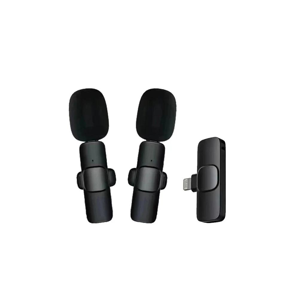 K8 Wireless Lavalier microfono Studio Gaming per iPhone Type-C PC Computer Professioanl risvolto Mic Live Broadcast cellulare