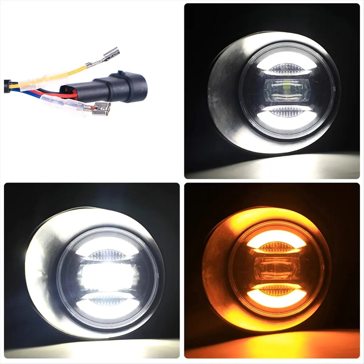 Newest 45w LED Fog Lights with Hole DRL for 2007-2013 Sequoia 08-11 Driving Lamps Assembly Fog Lamp-A68X