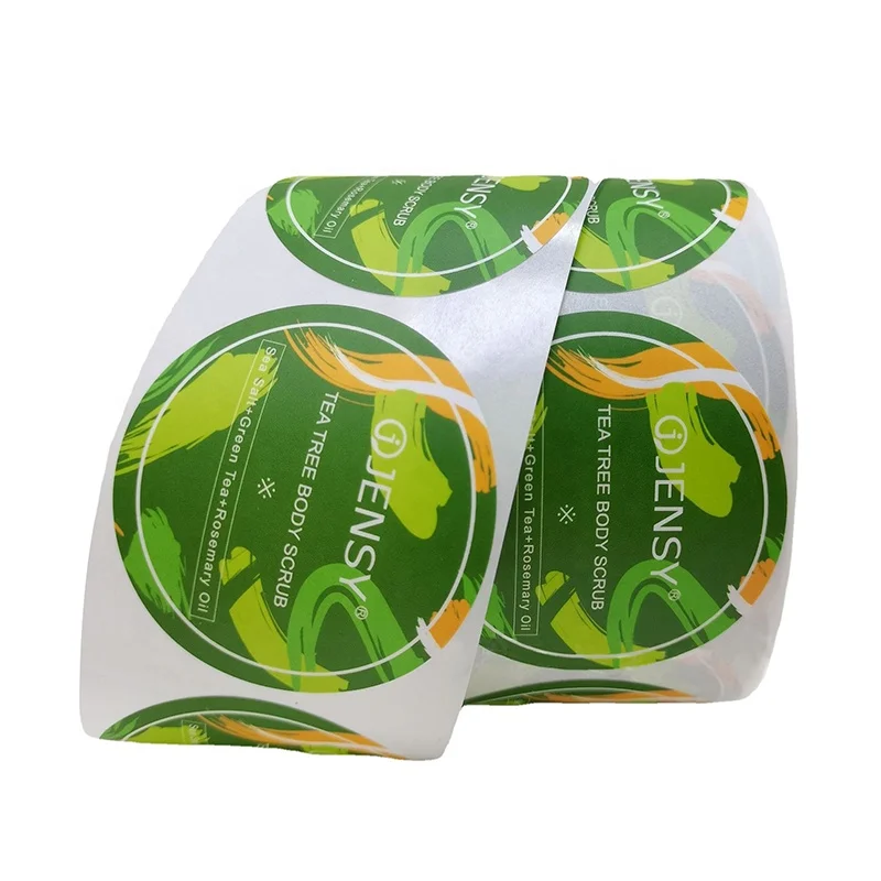 Pegatinas de vinilo autoadhesivas personalizadas, cinta adhesiva impermeable, rollo de impresión