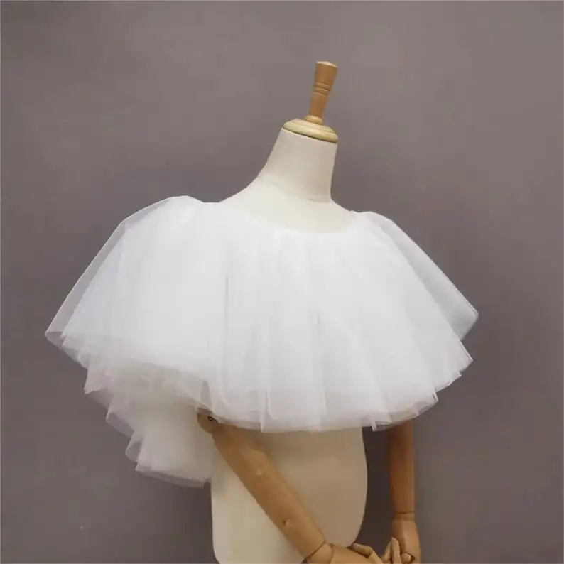 Tulle Wedding Bolero Bride Wrap Women Cape Bridal Shrug Formal Party Accessory Jacket Stoles for Party Dresses