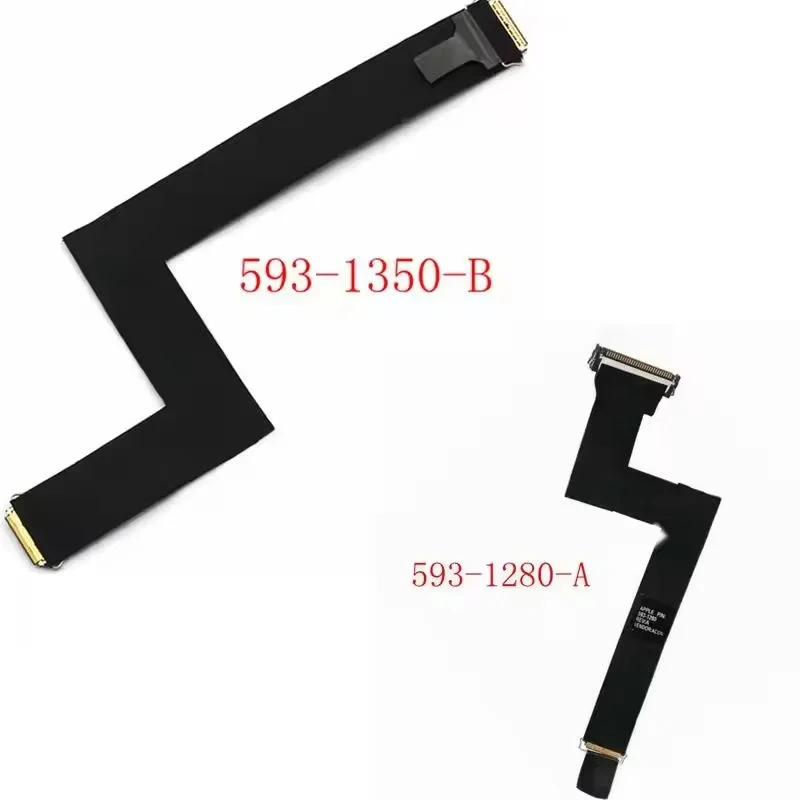 H+New LCD Display Screen Ribbon LVDS Flex Cable For IMac 21.5'' A1311 2011 593-1350 593-1280-A/593-1350-B