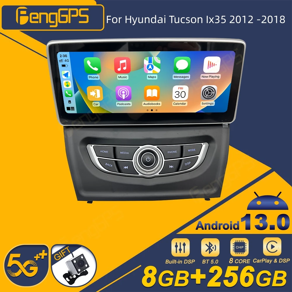 For Hyundai Tucson Ix35 2012 -2018 Car Radio Wireless Carplay Android Auto Intelligent System Multimedia Player Stereo GPS Navi