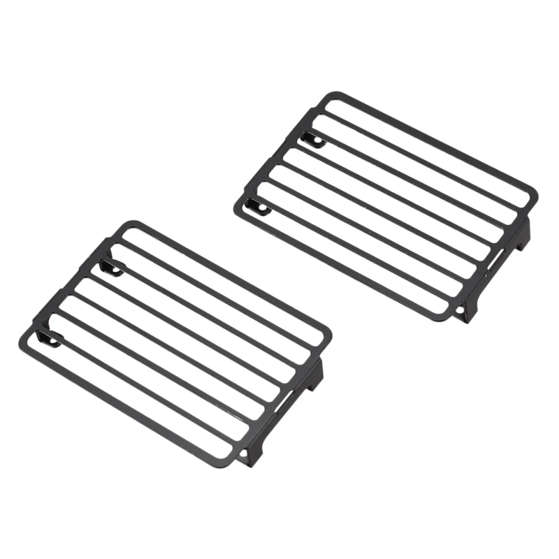 2Pcs Metal Front Side Lamp Guards Light Cover For 1/10 RC Crawler Traxxas TRX6 G63 TRX4 G500