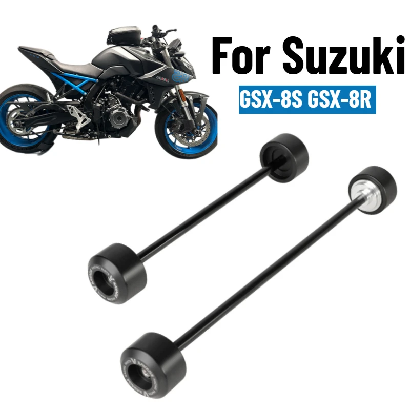 

For Suzuki GSX-8S GSX-8R 2023-2025 GSX 8S 8R Motorcycle Front Rear Axle Fork Wheel Slider Fork Crash Protector Guard Pad