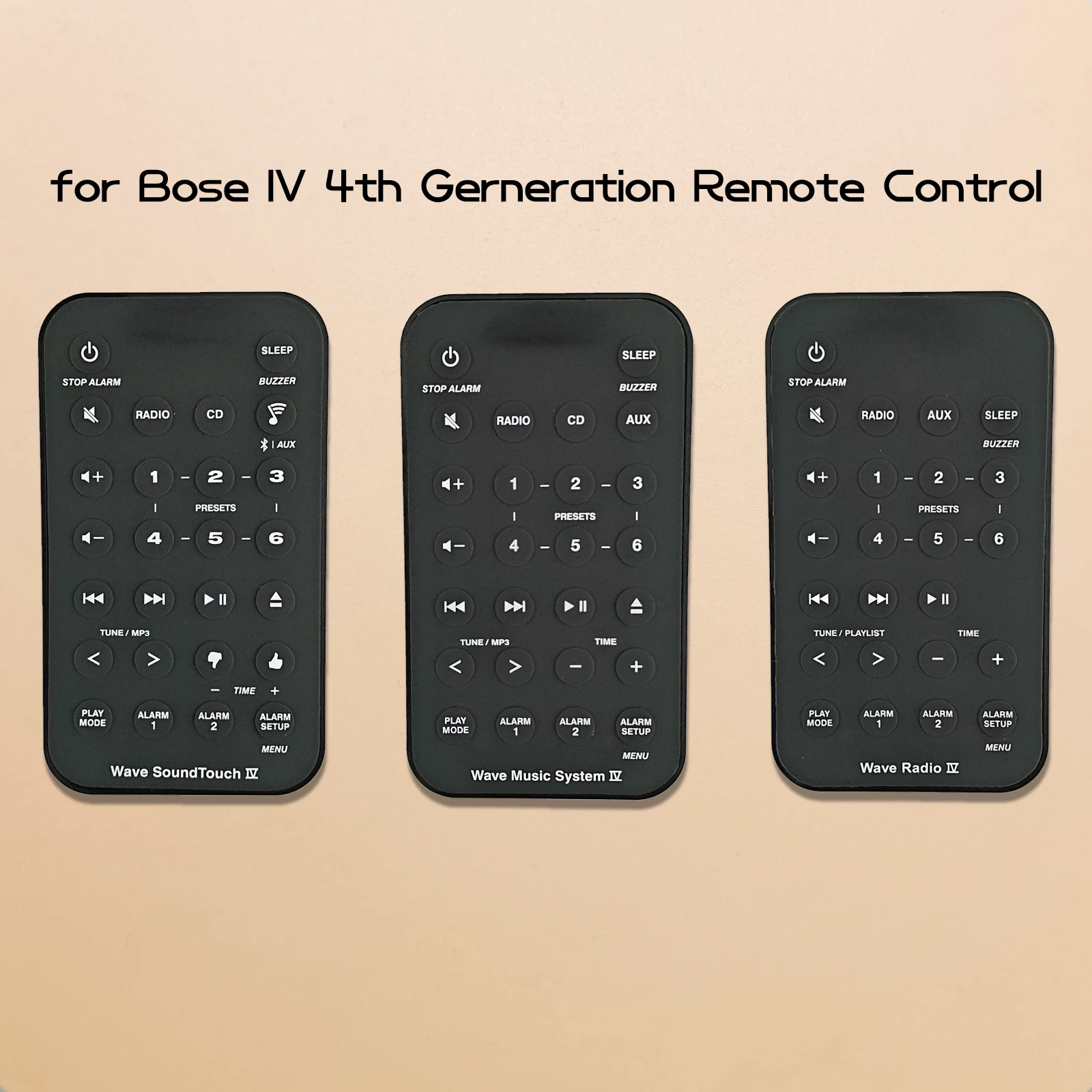 

New Remote Control for Bose Wave Music System IV Wave Radio IV Wave SoundTouch IV BOSE 4th Generation Music Player Remote