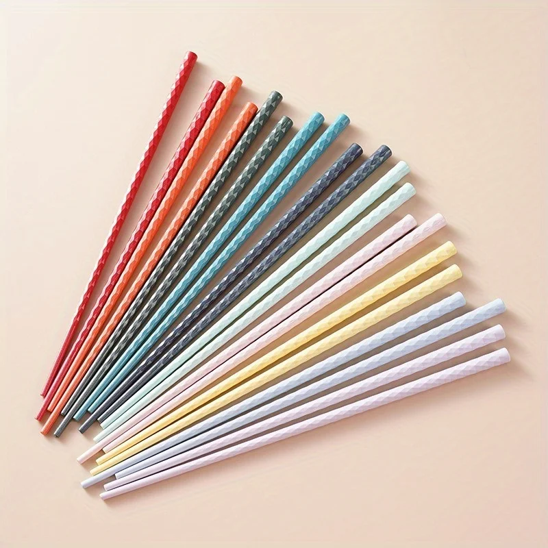 Chopsticks for Home Use Anti-mold Healthy Meal Sharing Small Fresh Heat-resistant Alloy cute chopsticks