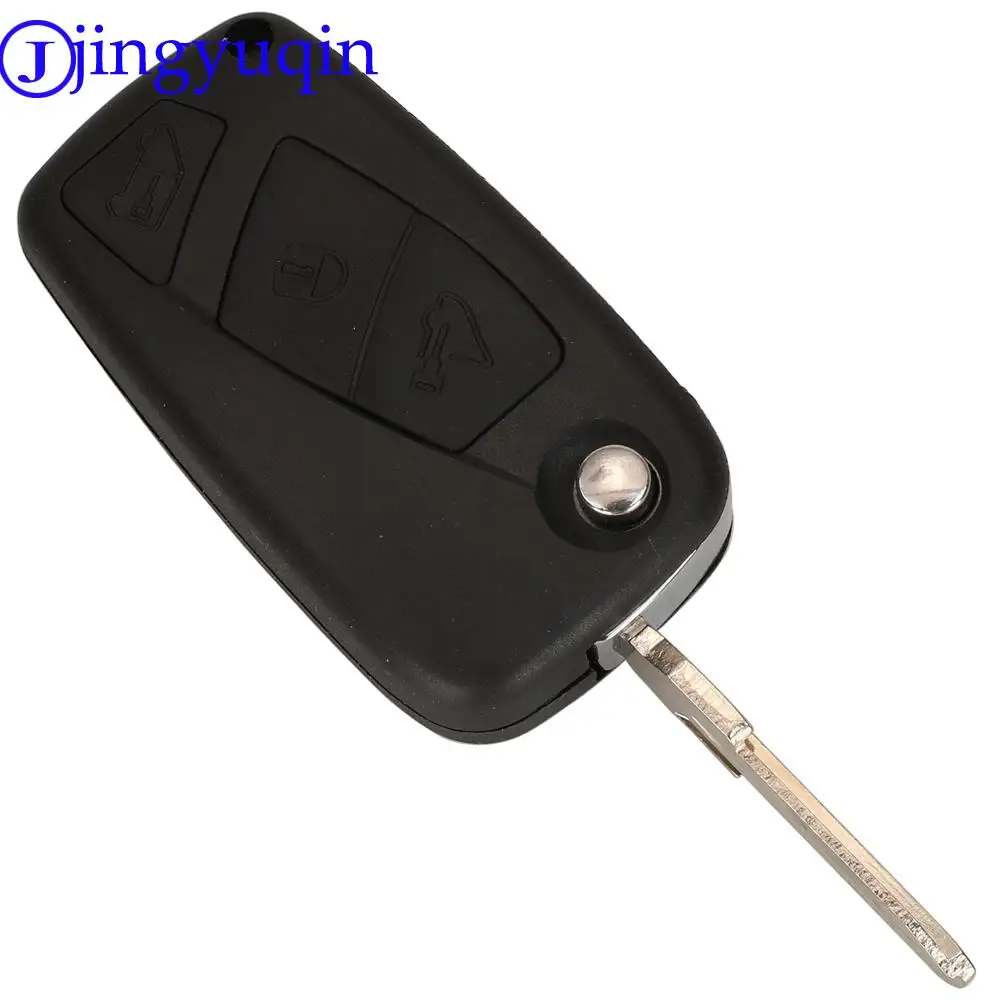 jingyuqin Remote Folding Car Cover Key Shell Case For Fiat Iveco Daily (2006 - 2011) GT10 Blade Keyless Fob 2/3Buttons